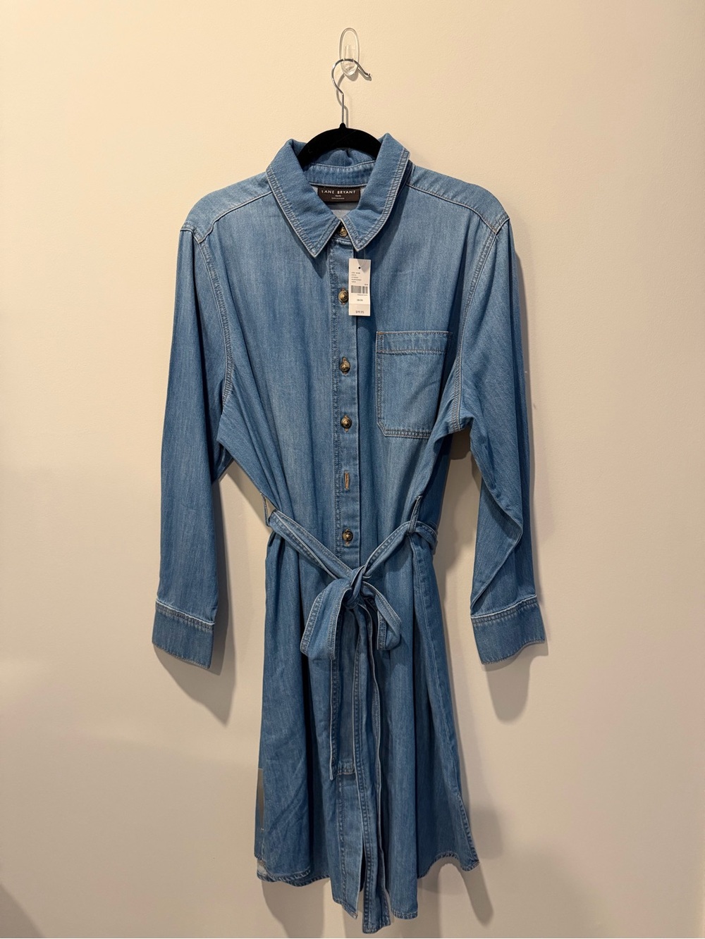 Lane Bryant Light Blue Denim Shirt Jacket